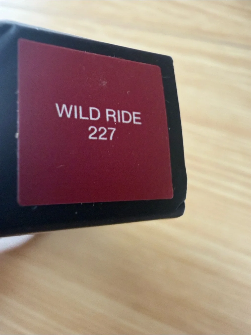Nars Cosmetics Afterglow Sensual Shine Lipstick in WILD RIDE 227 (Burgundy Red)